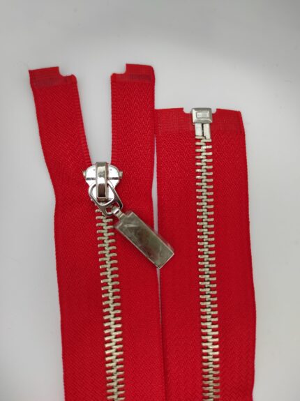 (Raudona) Nr5 metalinis užtrauktukas , išsegamasM5-1S-820