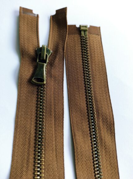 (Ruda) Nr5 metalinis užtrauktukas vienos spynelės, išsegamas M5-1B-022