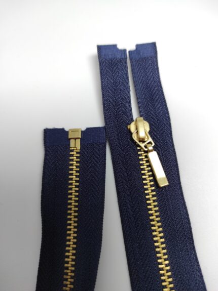 (Mėlyna) Nr3 metalinis užtrauktukas vienos spynelės, išsegamas M3-1A-058