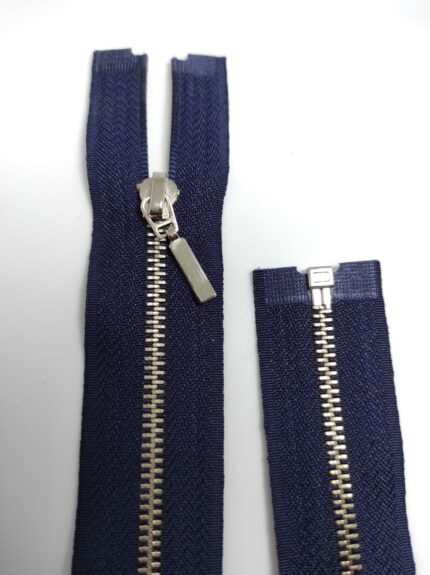 (Mėlyna) Nr3 metalinis užtrauktukas vienos spynelės, išsegamas M3-1S-147