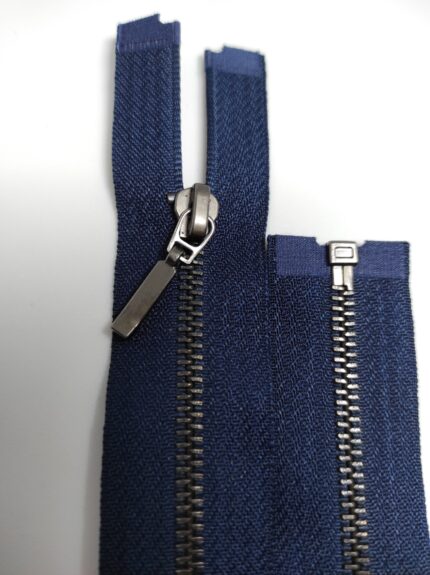 (Mėlyna) Nr3 metalinis užtrauktukas vienos spynelės, išsegamas M3-1TM-196