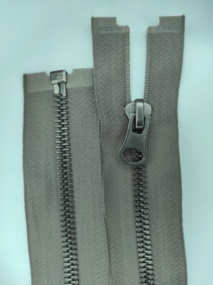 (Pilka) Nr5 metalinis užtrauktukas vienos spynelės, išsegamas M5-1TM-325