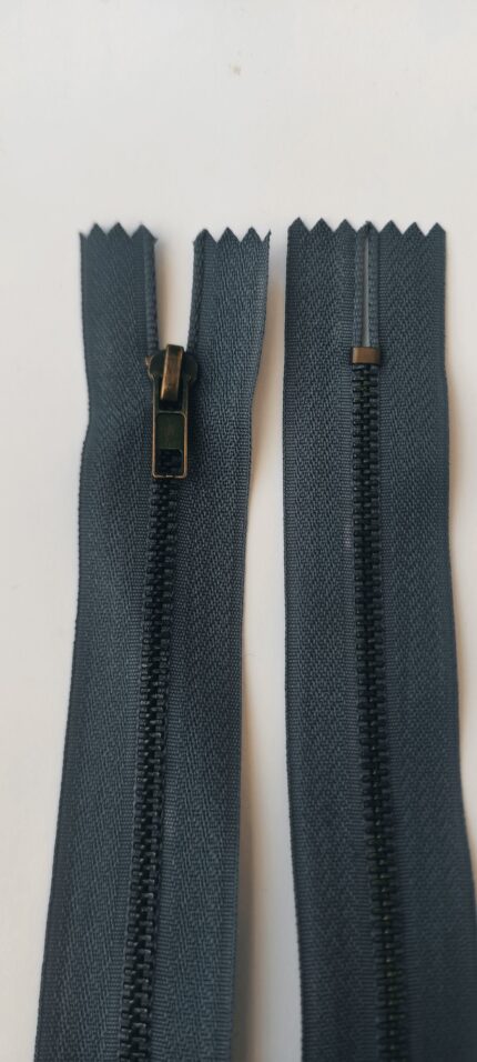 (Mėlyna) Nr3 metalinis užtrauktukas neišsegamas M3-398TM