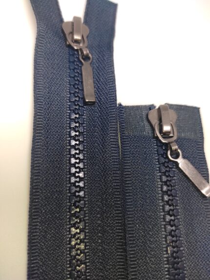 (Mėlyna) Nr5 plastikinis užtrauktukas išsegamas dviejų spynelių P5-2-147