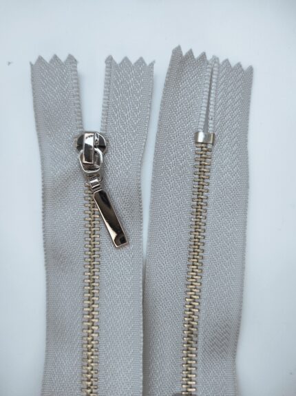 (Pilka) Nr3 metalinis užtrauktukas neišsegamas M3-336S
