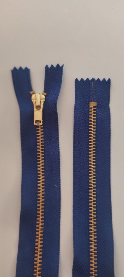 (Mėlyna) Nr3 metalinis užtrauktukas neišsegamas M3-918A