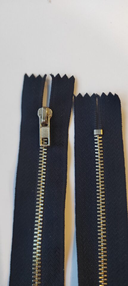 (Mėlyna) Nr3 metalinis užtrauktukas neišsegamas M3-058S