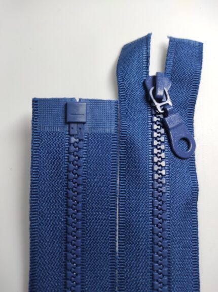 (Mėlyna)Nr5 plastikinis užtrauktukas išsegamas vienos spynelės P5-1-040