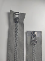 (Pilka) Nr5 plastikinis uztrauktukas išsegamas dviejų spynelių P5-2-135