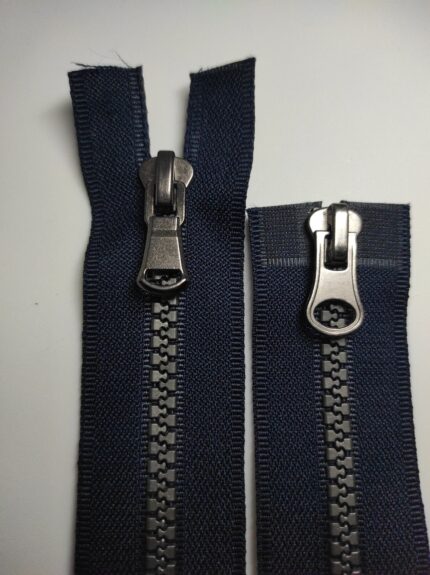 (Mėlyna)Nr5 plastikinis užtrauktukas išsegamas dviejų spynelių P5-2-196