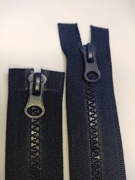 (Mėlyna)Nr5 plastikinis užtrauktukas išsegamas dviejų spynelių P5-2-196