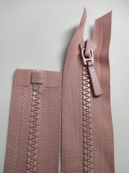 (Pelėnų rožė)Nr5 plastikinis užtrauktukas išsegamas vienos spynelės P5-1-344