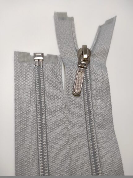 (Pilka) Nr5 Spiraliniai užtrauktukai išsegami vienos spynelės S5-1-133