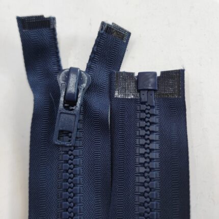 (Mėlyna)Nr8 plastikinis užtrauktukas išsegamas vienos spynelės P8-1-919