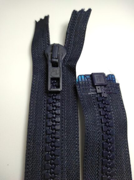 (Mėlyna)Nr8 plastikinis užtrauktukas išsegamas vienos spynelės P8-1-233