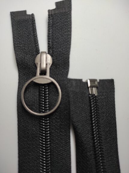 (Juoda) Nr5 Spiraliniai užtrauktukai išsegami vienos spynelės S5-1-580