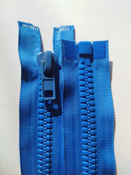 (Mėlyna)Nr8 plastikinis užtrauktukas išsegamas vienos spynelės P8-1-918