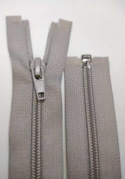 (Pilka) Nr5 Spiraliniai užtrauktukai išsegami vienos spynelės S5-1-132