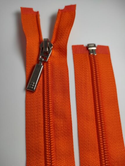 (Oranžinė) Nr5 Spiraliniai užtrauktukai išsegami vienos spynelės S5-1-523