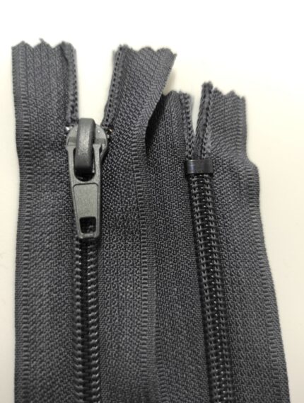 (Pilka) Nr5 Spiraliniai užtrauktukai ,neišsegami  S5-1-182