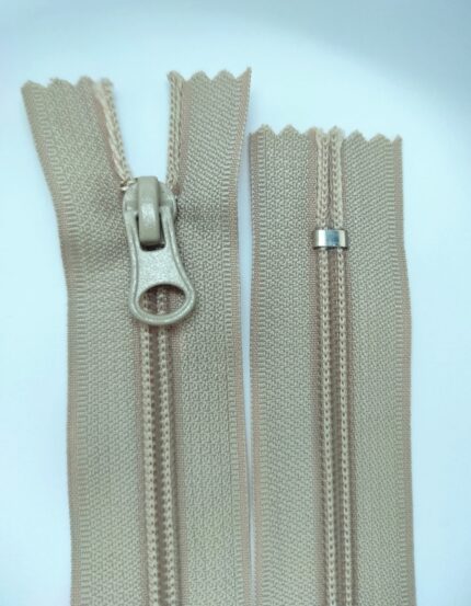 (Kūno spalva ) Nr5 Spiraliniai užtrauktukai ,neišsegami  S5-1-334