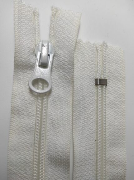 (Balta) Nr5 Spiraliniai užtrauktukai ,neišsegami  S5-1-501