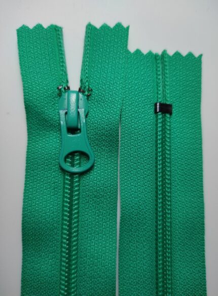 (Žalia) Nr5 Spiraliniai užtrauktukai ,neišsegami S5-1-826