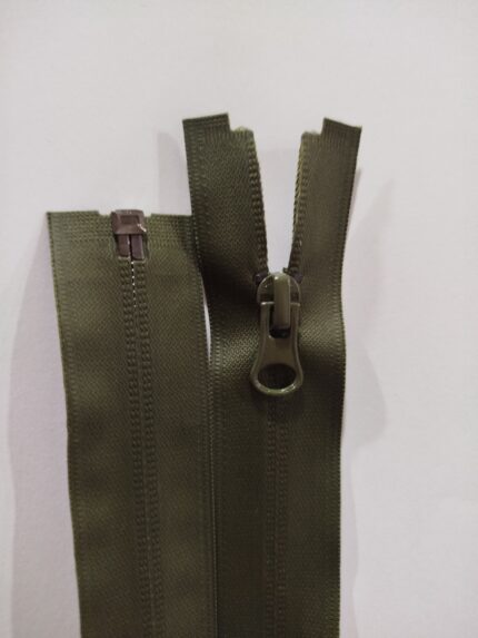 (chaki) Waterproof Impregnuoti spiraliniai užtrauktukai išsegami vienos spynelės IS5-1-305