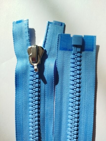 (Šviesi mėlyna)Nr8 plastikinis užtrauktukas išsegamas vienos spynelės P8-1-144